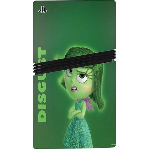 Disney Inside Out Disgust Portrait PS5 Pro Console Skin