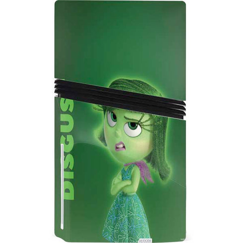 Disney Inside Out Disgust Portrait PS5 Pro Disk Console Skin