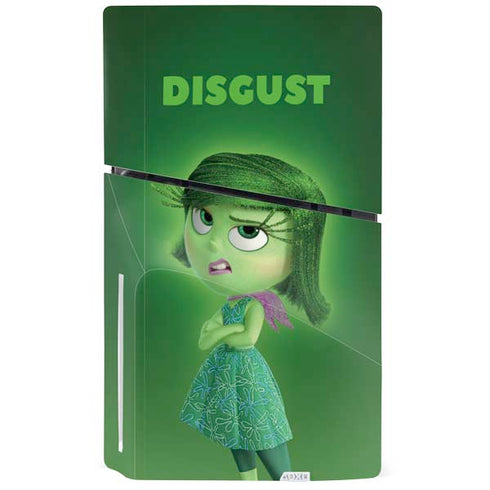 Disney Inside Out Disgust Portrait PS5 Slim Disk Console Skin