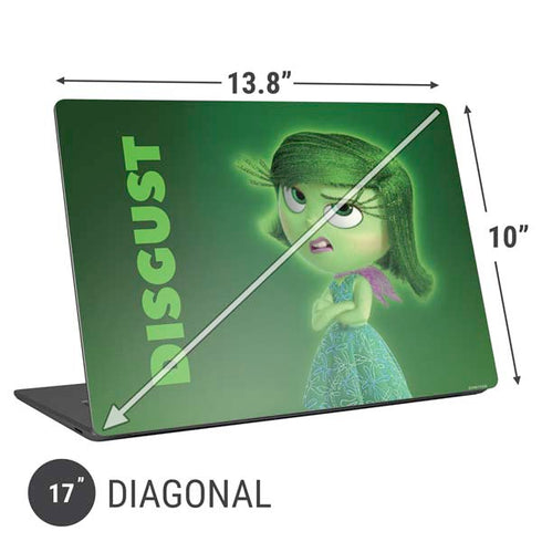 Disney Inside Out Disgust Portrait Universal Laptop 17in (13.8 x 10in) Skin