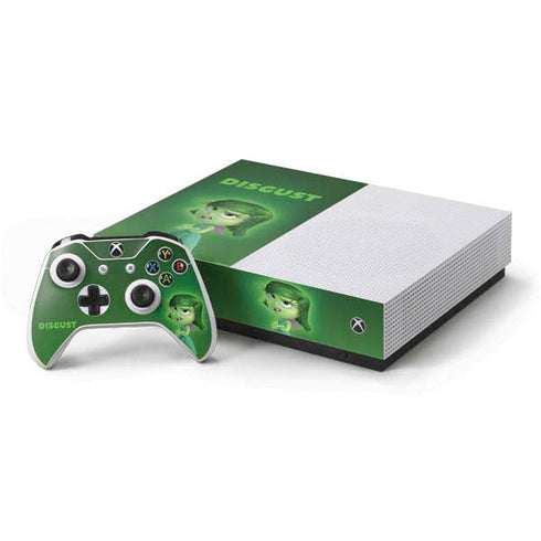 Disney Inside Out Disgust Portrait Xbox One S All-Digital Edition Bundle Skin