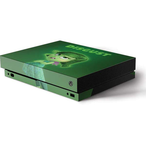Disney Inside Out Disgust Portrait Xbox One X Console Skin
