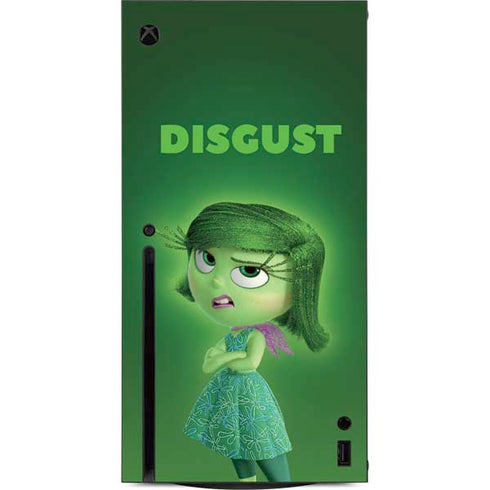 Disney Inside Out Disgust Portrait Xbox Series X Console Skin