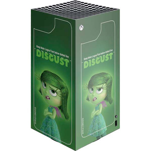 Disney Inside Out Disgust Portrait XBox Series X Digital Edition Console Skin