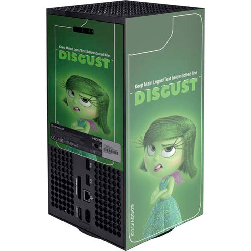 Disney Inside Out Disgust Portrait XBox Series X Digital Edition Console Skin