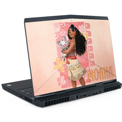 Disney Princess Moana and Pua Dell Alienware Skin