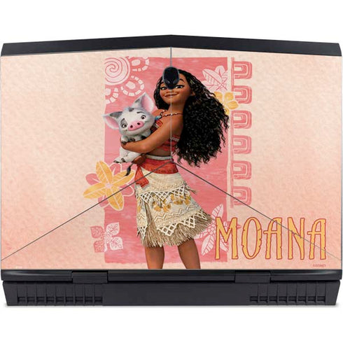 Disney Princess Moana and Pua Dell Alienware Skin