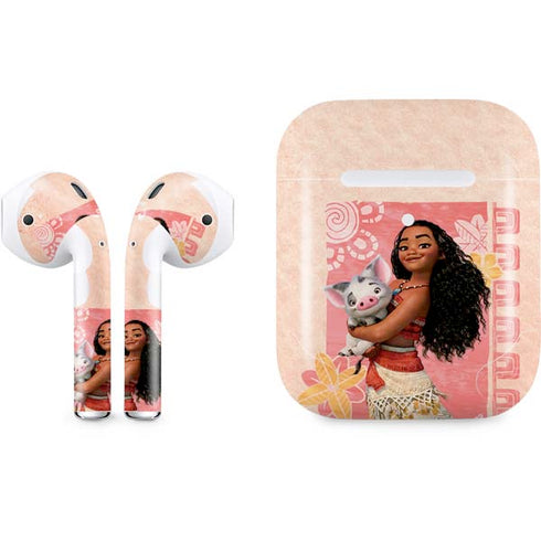 Disney Princess Moana and Pua Apple AirPods 2 Skin