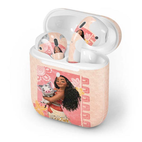 Disney Princess Moana and Pua Apple AirPods 2 Skin