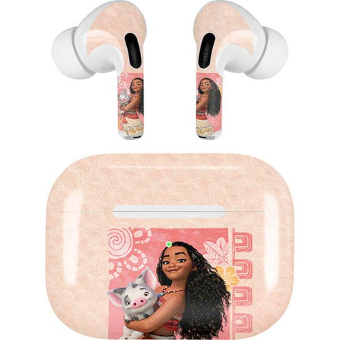 Disney Princess Moana and Pua Apple AirPods Pro Skin