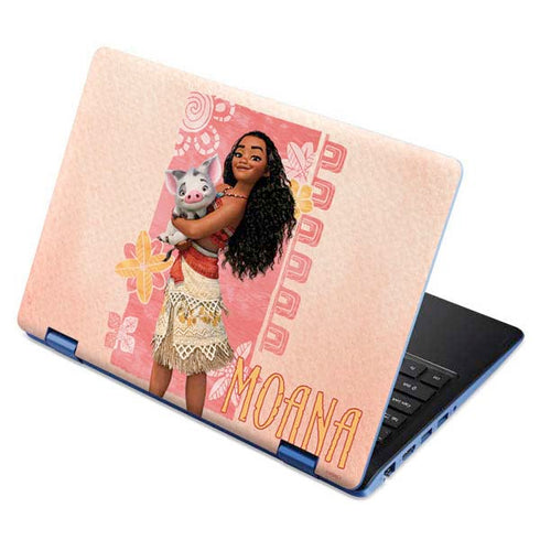 Disney Princess Moana and Pua Aspire R11 11.6in Skin