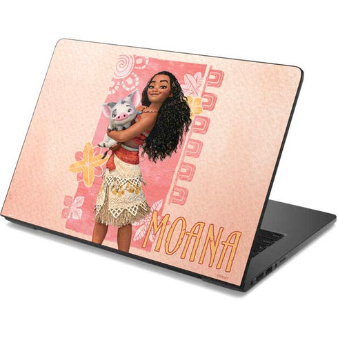 Disney Princess Moana and Pua Dell Chromebook Skin
