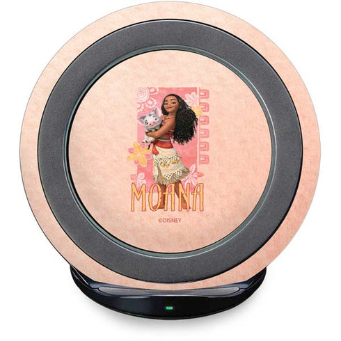 Disney Princess Moana and Pua Fast Charge Wireless Charging Stand Skin