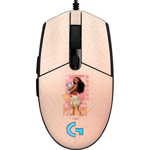 Disney Princess Moana and Pua G203 Prodigy RGB Wired Gaming Mouse Skin