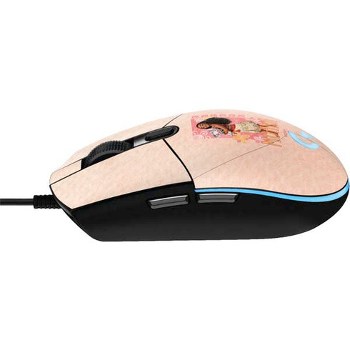 Disney Princess Moana and Pua G203 Prodigy RGB Wired Gaming Mouse Skin
