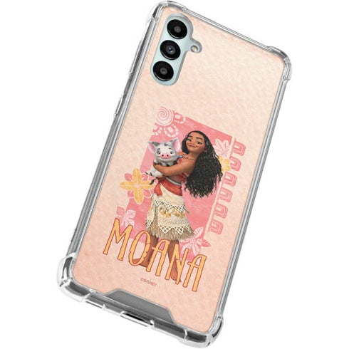 Disney Princess Moana and Pua Gabb Phone 4 Clear Case