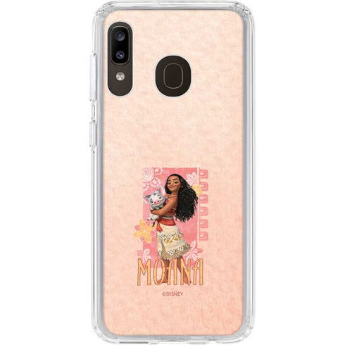 Disney Princess Moana and Pua Galaxy A20 Clear Case