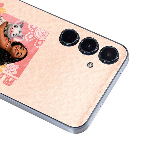 Disney Princess Moana and Pua Galaxy A35 5G Skin