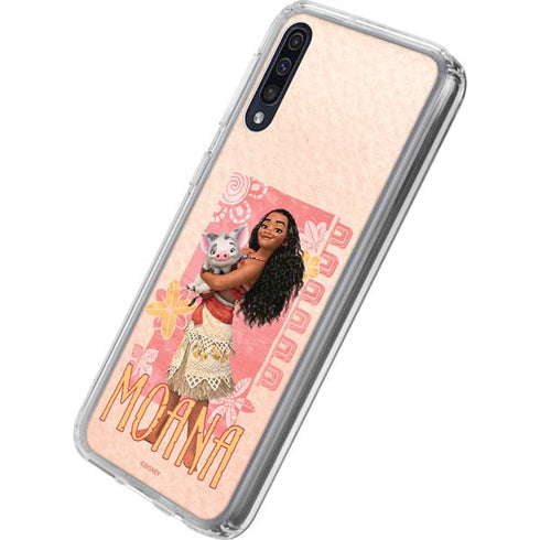 Disney Princess Moana and Pua Galaxy A50 Clear Case