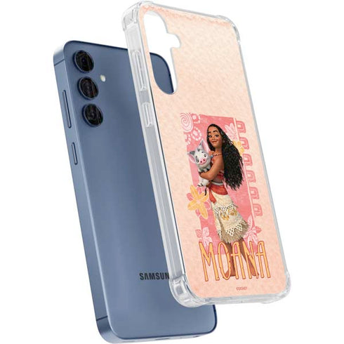 Disney Princess Moana and Pua Galaxy A55 5G Clear Case