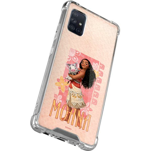 Disney Princess Moana and Pua Galaxy A71 5G Clear Case