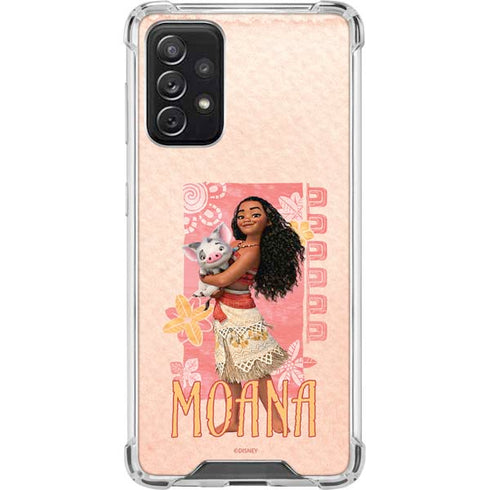 Disney Princess Moana and Pua Galaxy A72 5G Clear Case