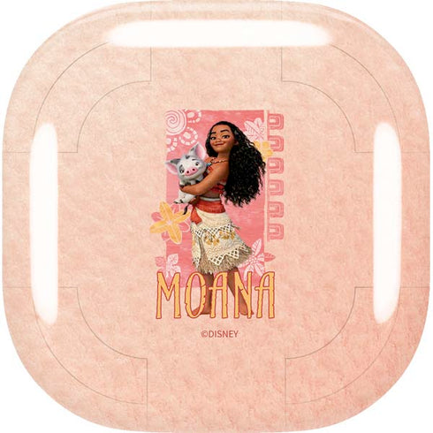 Disney Princess Moana and Pua Galaxy Buds Live Skin