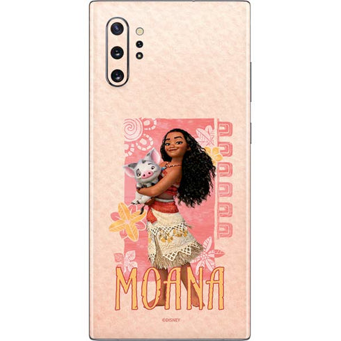 Disney Princess Moana and Pua Galaxy Note 10 Plus Skin