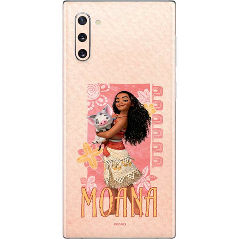 Disney Princess Moana and Pua Galaxy Note 10 Skin