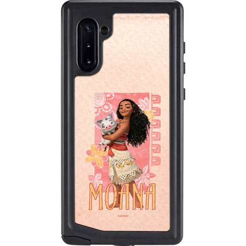 Disney Princess Moana and Pua Galaxy Note 10 Waterproof Case