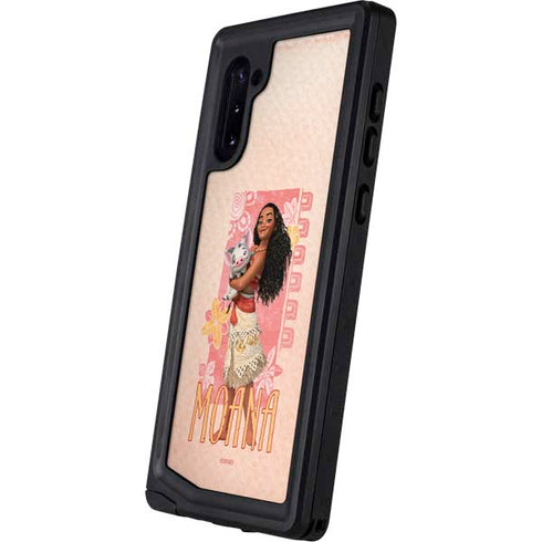 Disney Princess Moana and Pua Galaxy Note 10 Waterproof Case
