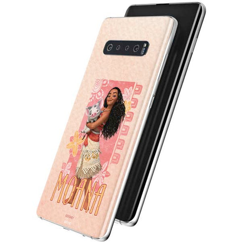 Disney Princess Moana and Pua Galaxy S10 Skin