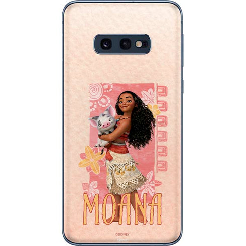 Disney Princess Moana and Pua Galaxy S10e Skin