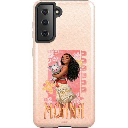 Disney Princess Moana and Pua Galaxy S21 5G Pro Case