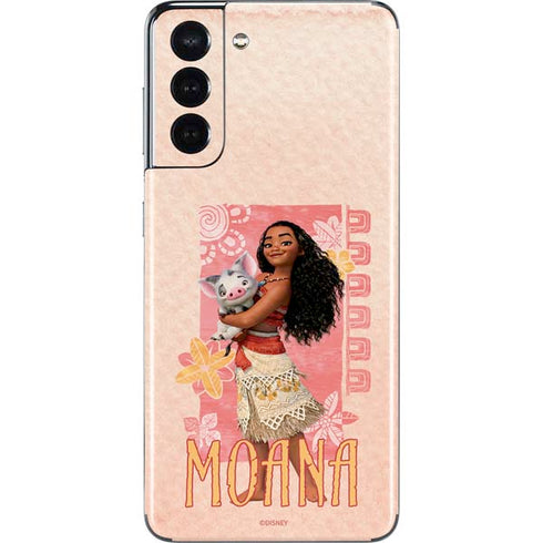 Disney Princess Moana and Pua Galaxy S21 5G Skin