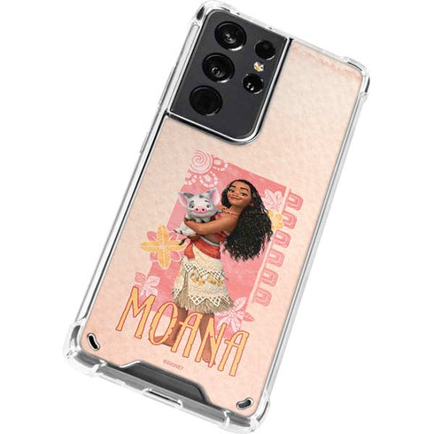 Disney Princess Moana and Pua Galaxy S21 Ultra 5G Clear Case