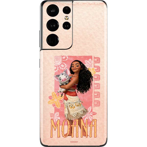 Disney Princess Moana and Pua Galaxy S21 Ultra 5G Skin