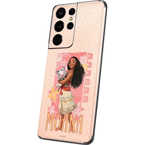 Disney Princess Moana and Pua Galaxy S21 Ultra 5G Skin