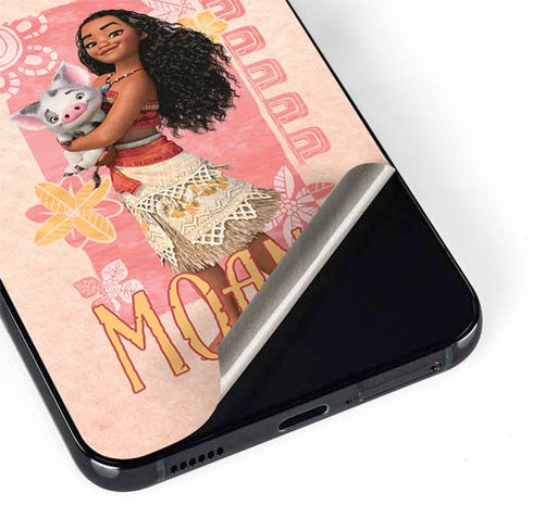 Disney Princess Moana and Pua Galaxy S22 Skin