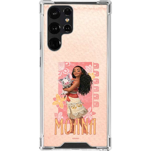 Disney Princess Moana and Pua Galaxy S22 Ultra Clear Case