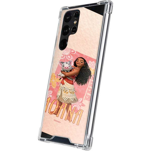 Disney Princess Moana and Pua Galaxy S22 Ultra Clear Case