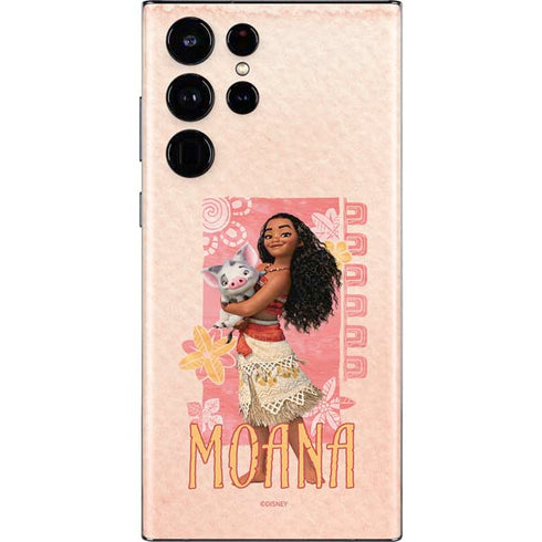 Disney Princess Moana and Pua Galaxy S22 Ultra Skin