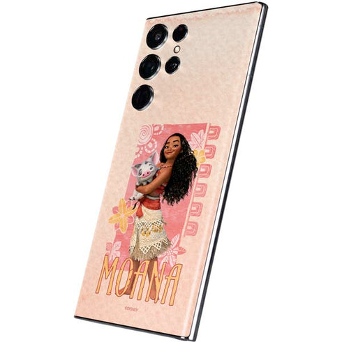 Disney Princess Moana and Pua Galaxy S22 Ultra Skin
