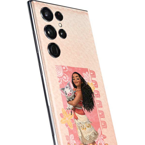 Disney Princess Moana and Pua Galaxy S22 Ultra Skin