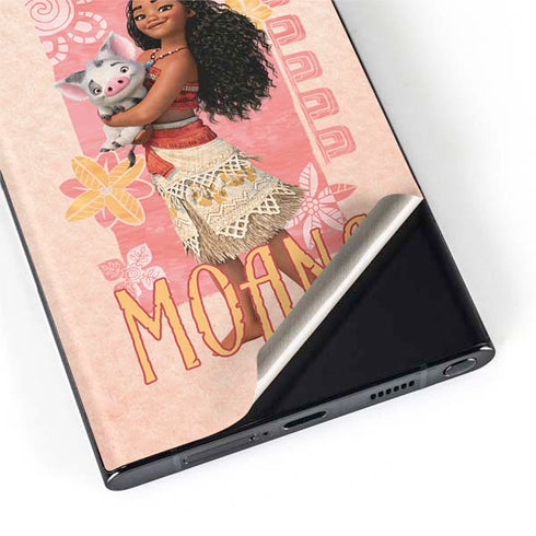 Disney Princess Moana and Pua Galaxy S22 Ultra Skin