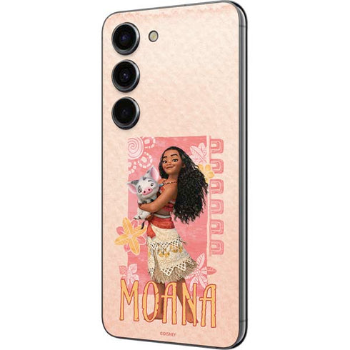 Disney Princess Moana and Pua Galaxy S23 Skin