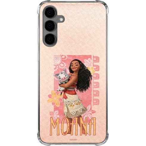 Disney Princess Moana and Pua Galaxy S24 Plus Clear Case