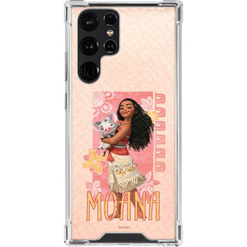 Disney Princess Moana and Pua Galaxy S24 Ultra Clear Case