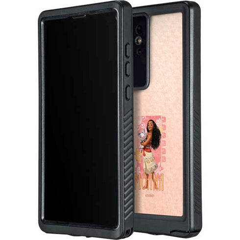 Disney Princess Moana and Pua Galaxy S24 Ultra Waterproof Case