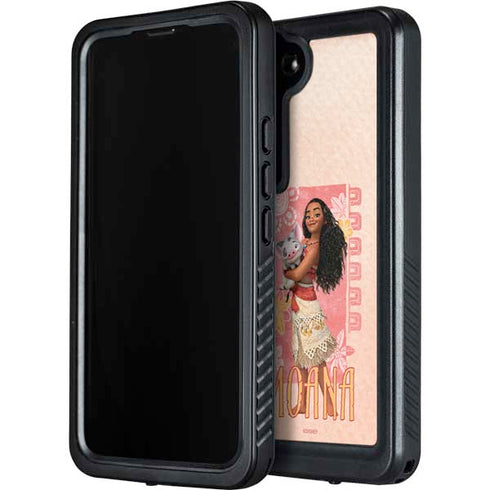 Disney Princess Moana and Pua Galaxy S24 Waterproof Case